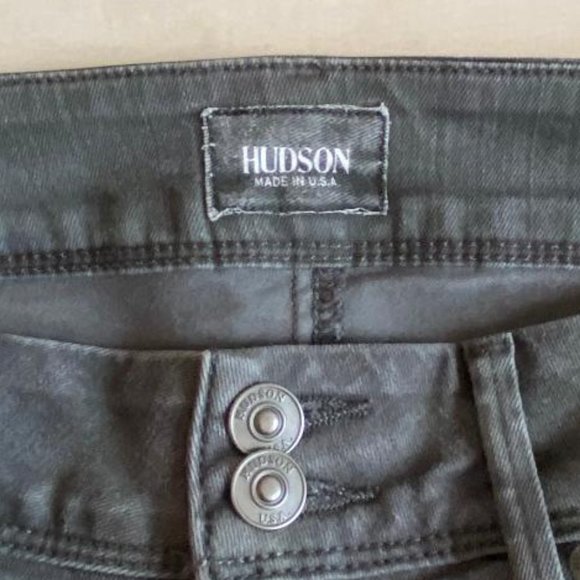 Hudson Collin Midrise Skinny Ankle Camouflage Jeans - Picture 10 of 14